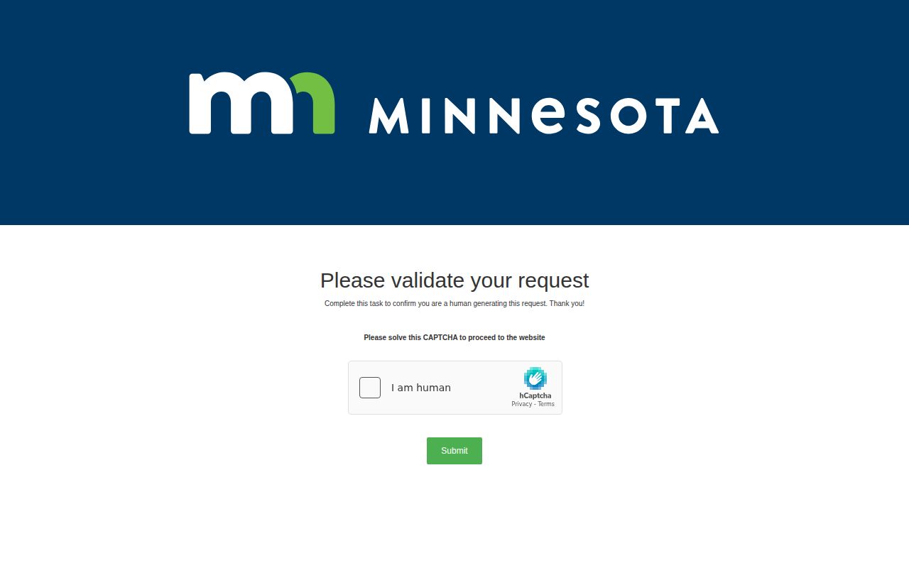 Minnesota DOC Haven custody status and release notification page